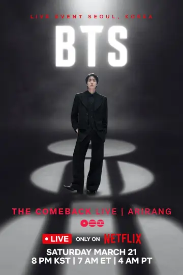 Poster to the movie "BTS THE COMEBACK LIVE | ARIRANG" #761344